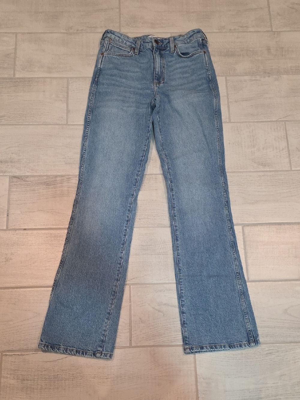 Wrangler Retro High Rise Boot Women's Size 28x36 Light Wash Stretch
